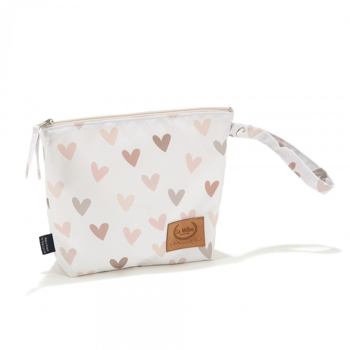 Ūdensnecaurlaidīga kosmētikas soma HEARTBEAT BEIGE