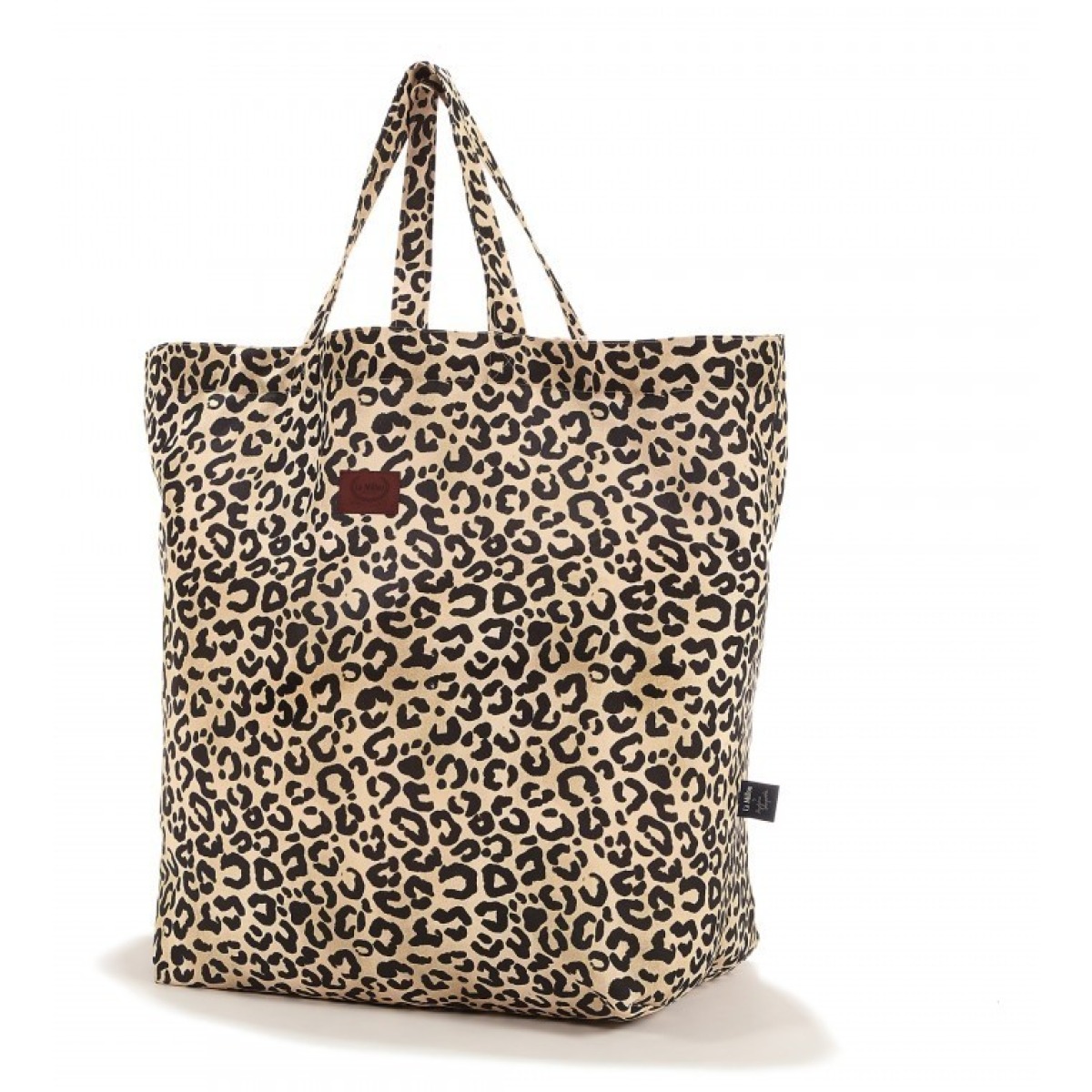 Magdalena Lamparska iepirkumu soma XL LEOPARD CREAM