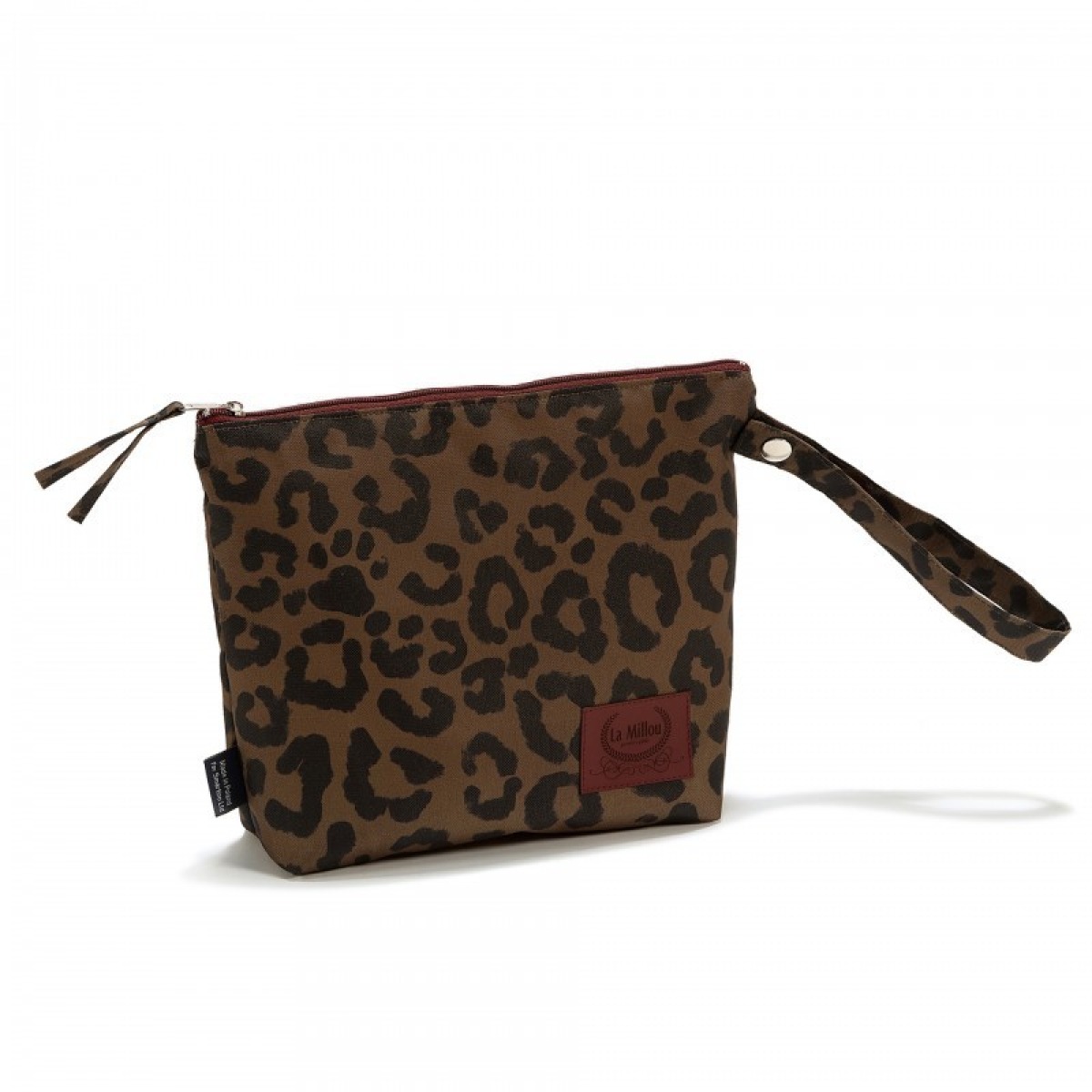 Magdalena Lamparska ūdensnecaurlaidīga kosmētikas soma LEOPARD CHOCO